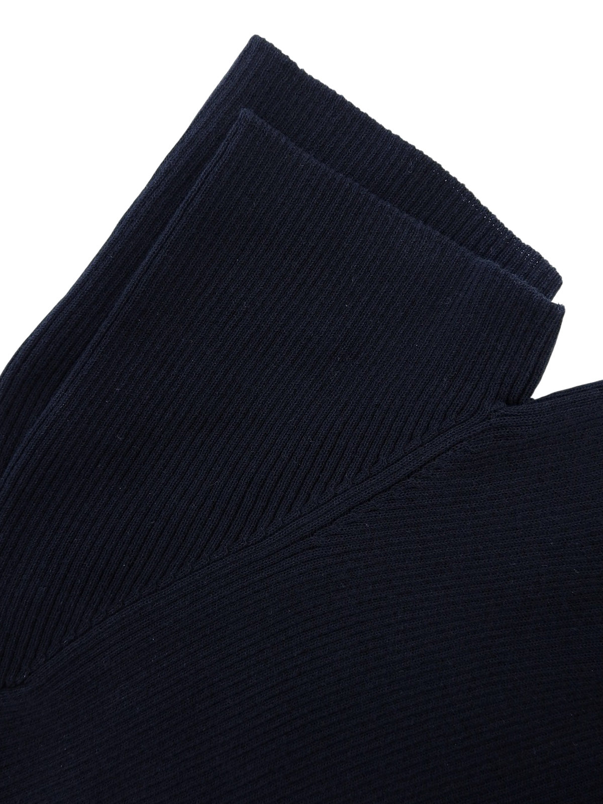 2008年製 カメリアボタン半袖ニットトップス ネイビー