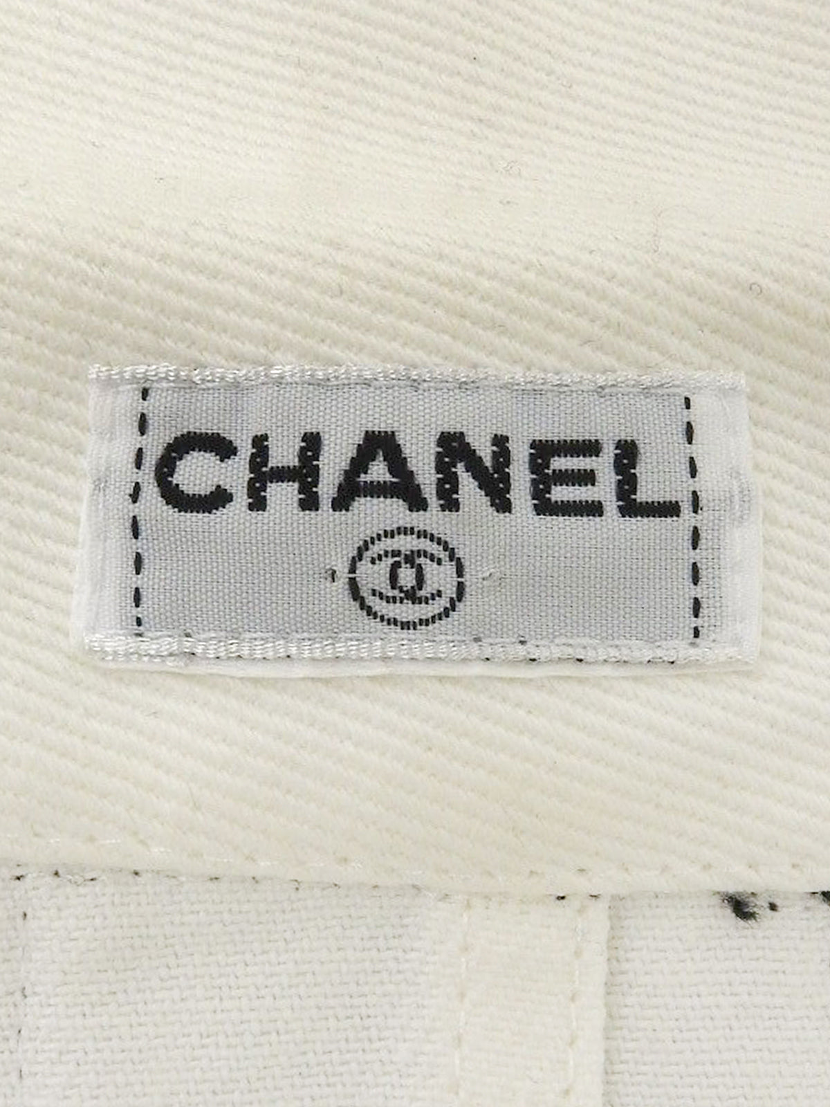 デニムバックロゴジャケット ホワイト