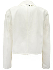 デニムバックロゴジャケット ホワイト