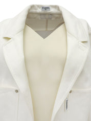 デニムバックロゴジャケット ホワイト