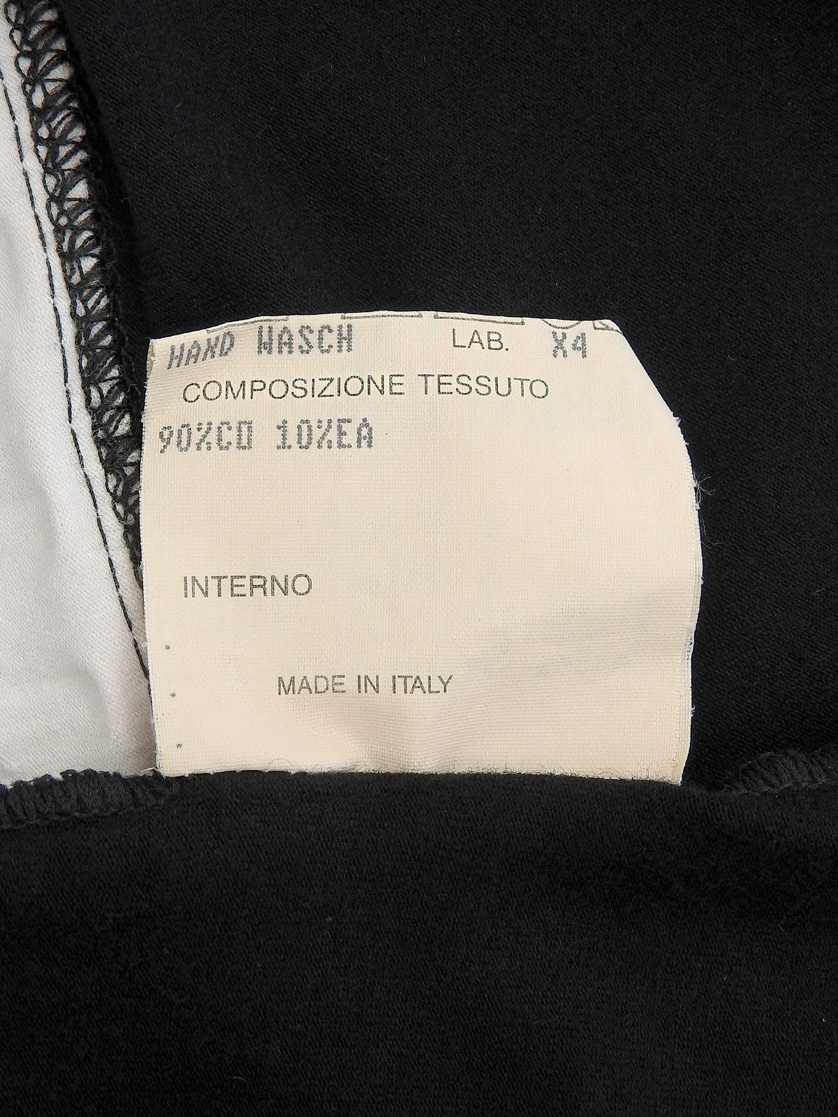 バイカラーロゴキャミソール ブラック/ホワイト