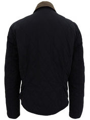 キルティングリバーシブルジャケット ブラック/ブラウン