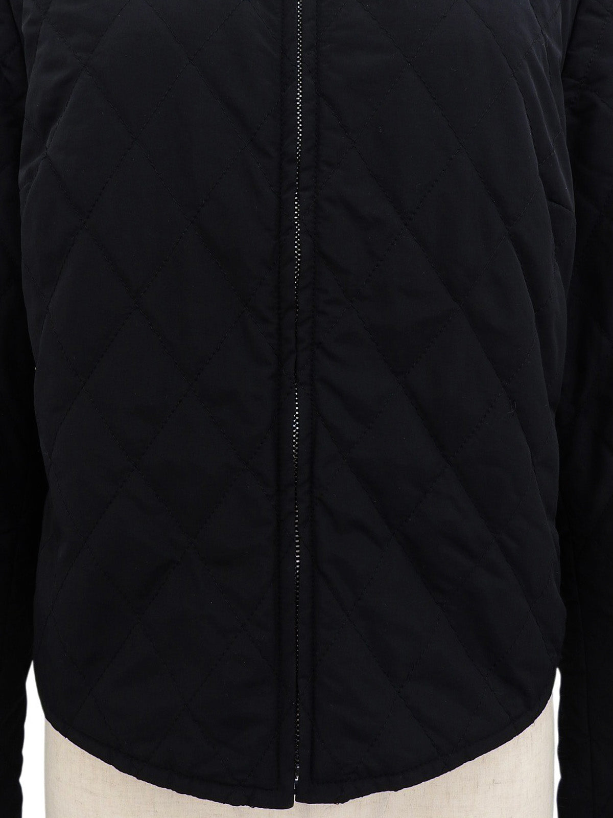 キルティングリバーシブルジャケット ブラック/ブラウン