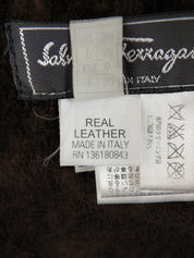 ムートンジャケット ブラウン