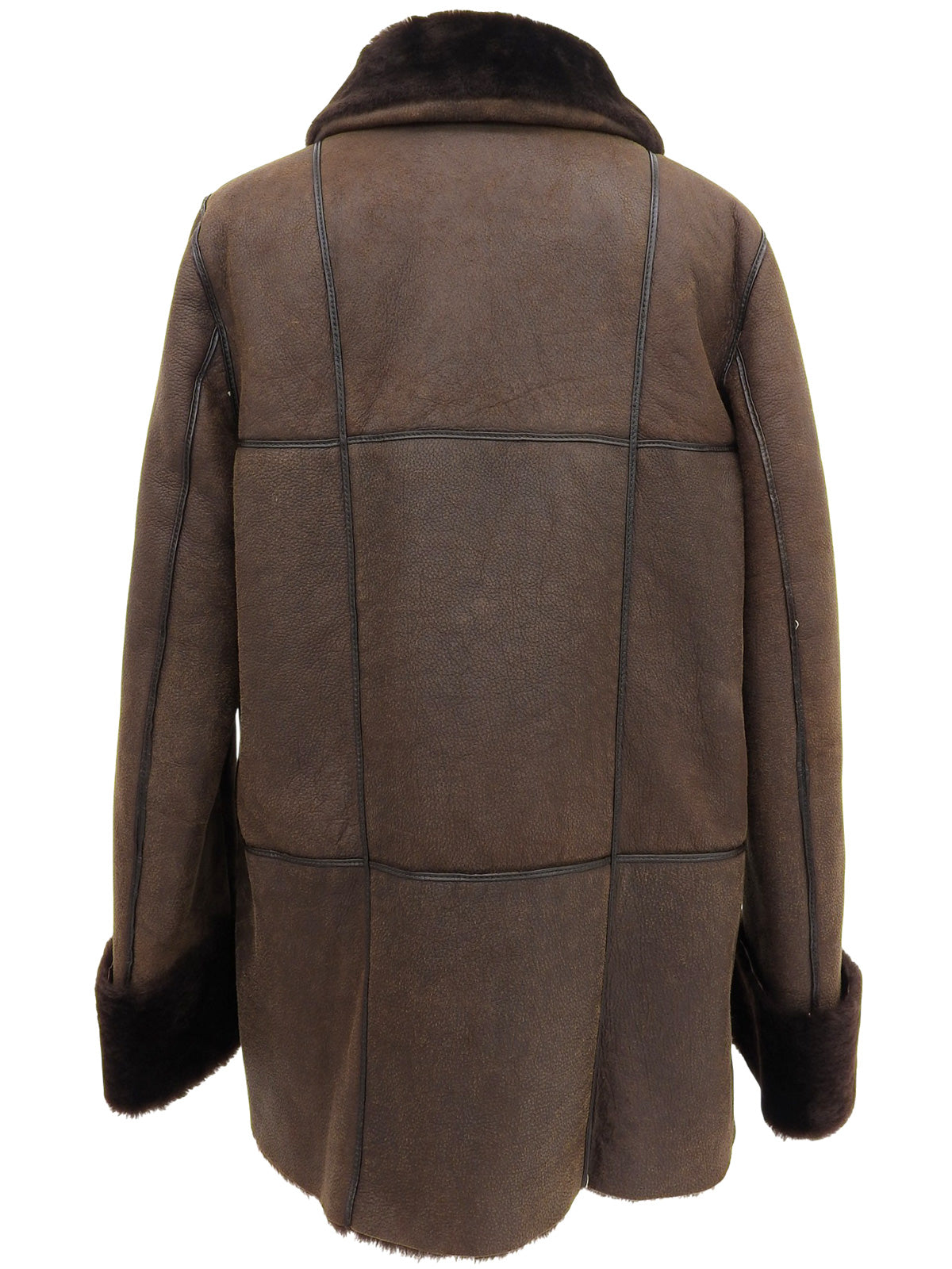 ムートンジャケット ブラウン