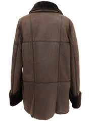 ムートンジャケット ブラウン