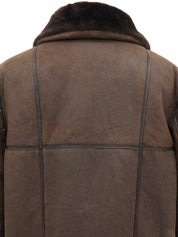 ムートンジャケット ブラウン