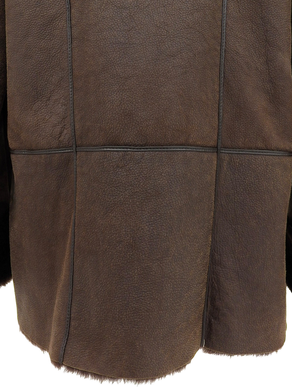 ムートンジャケット ブラウン