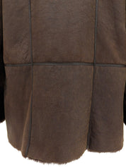 ムートンジャケット ブラウン
