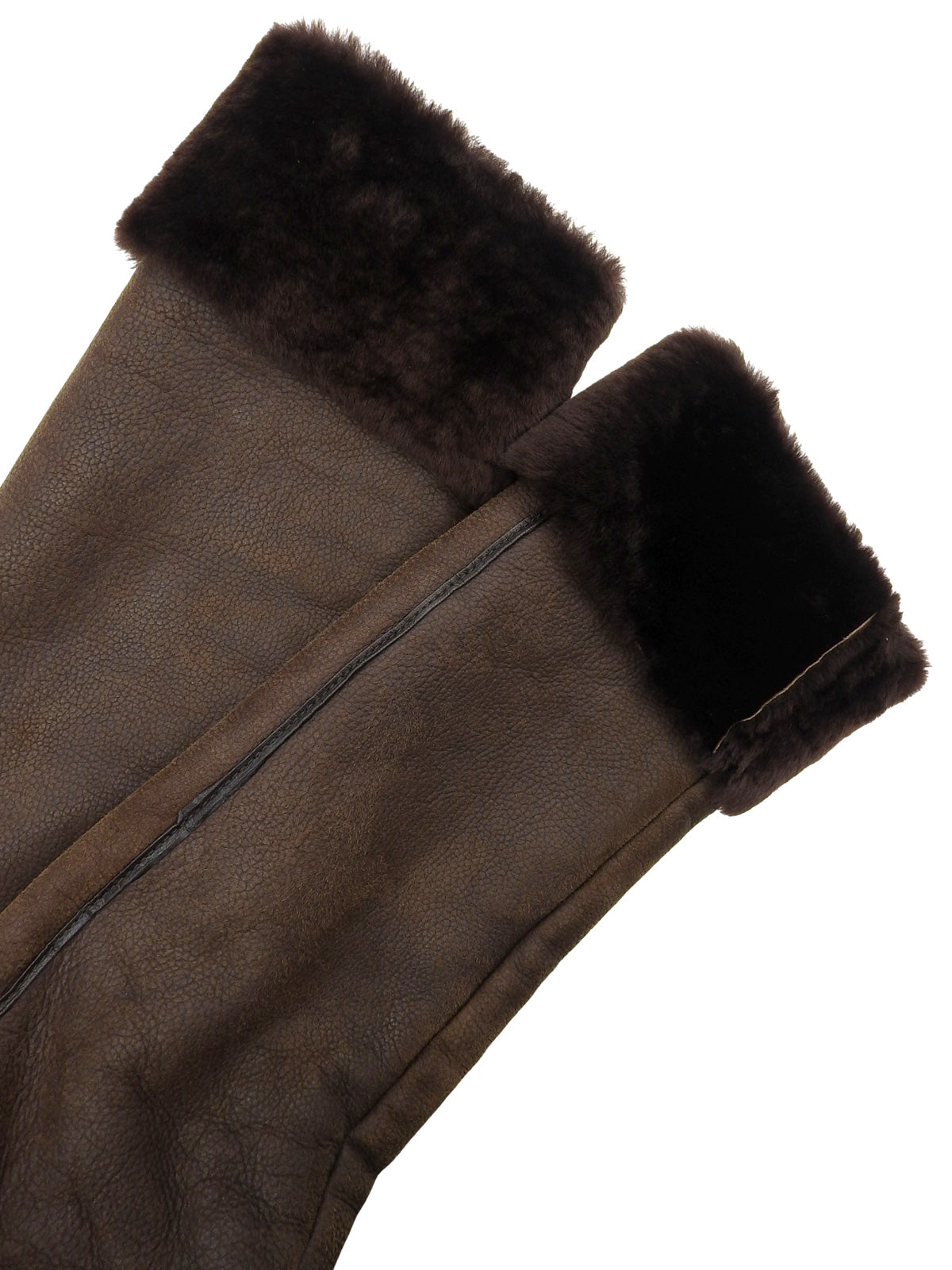 ムートンジャケット ブラウン