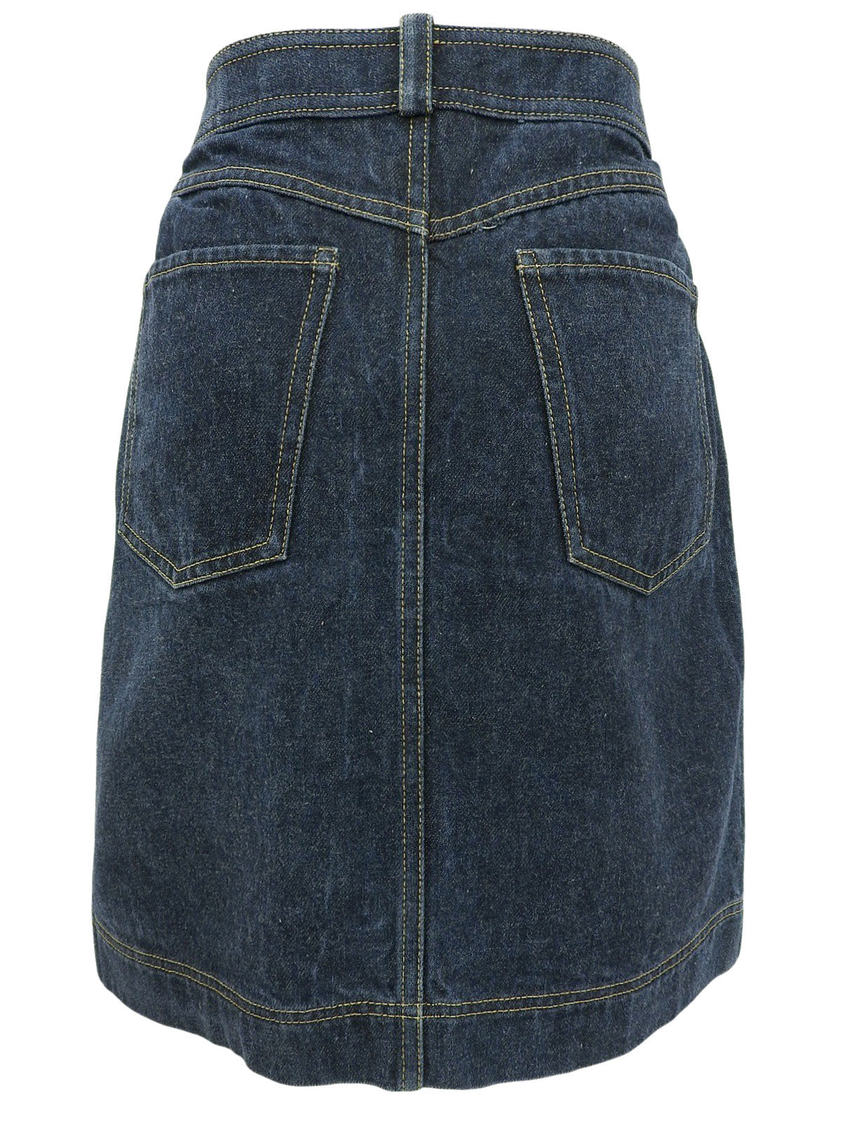 1997年製 ロゴボタンスカート インディゴ