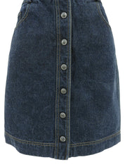 1997年製 ロゴボタンスカート インディゴ