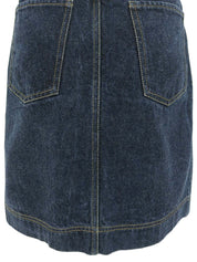 1997年製 ロゴボタンスカート インディゴ