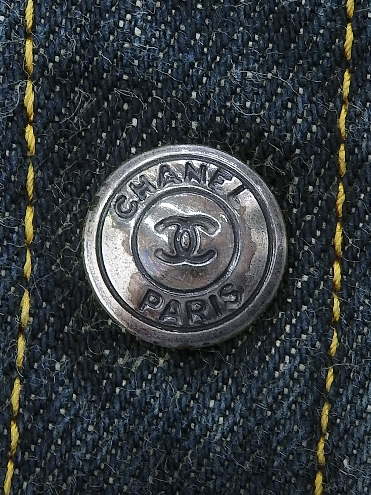 1997年製 ロゴボタンスカート インディゴ