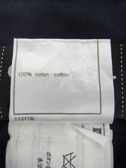 2001年製 デニムCCマークボタンノースリーブワンピース ブルー