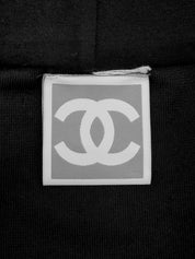 2008年製 スクエアCCマークジップアップパーカー ブラック/ホワイト