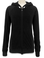 2008年製 スクエアCCマークジップアップパーカー ブラック/ホワイト