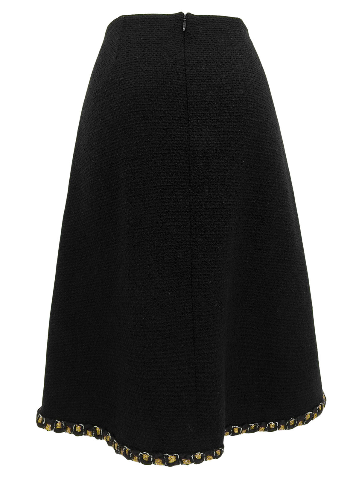 CCマークボタンツイードセットアップ ブラック