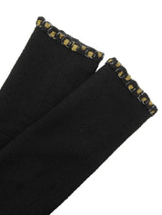 CCマークボタンツイードセットアップ ブラック