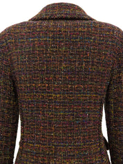 1998 Tweed CC Mark Button Jacket Brown/Multi