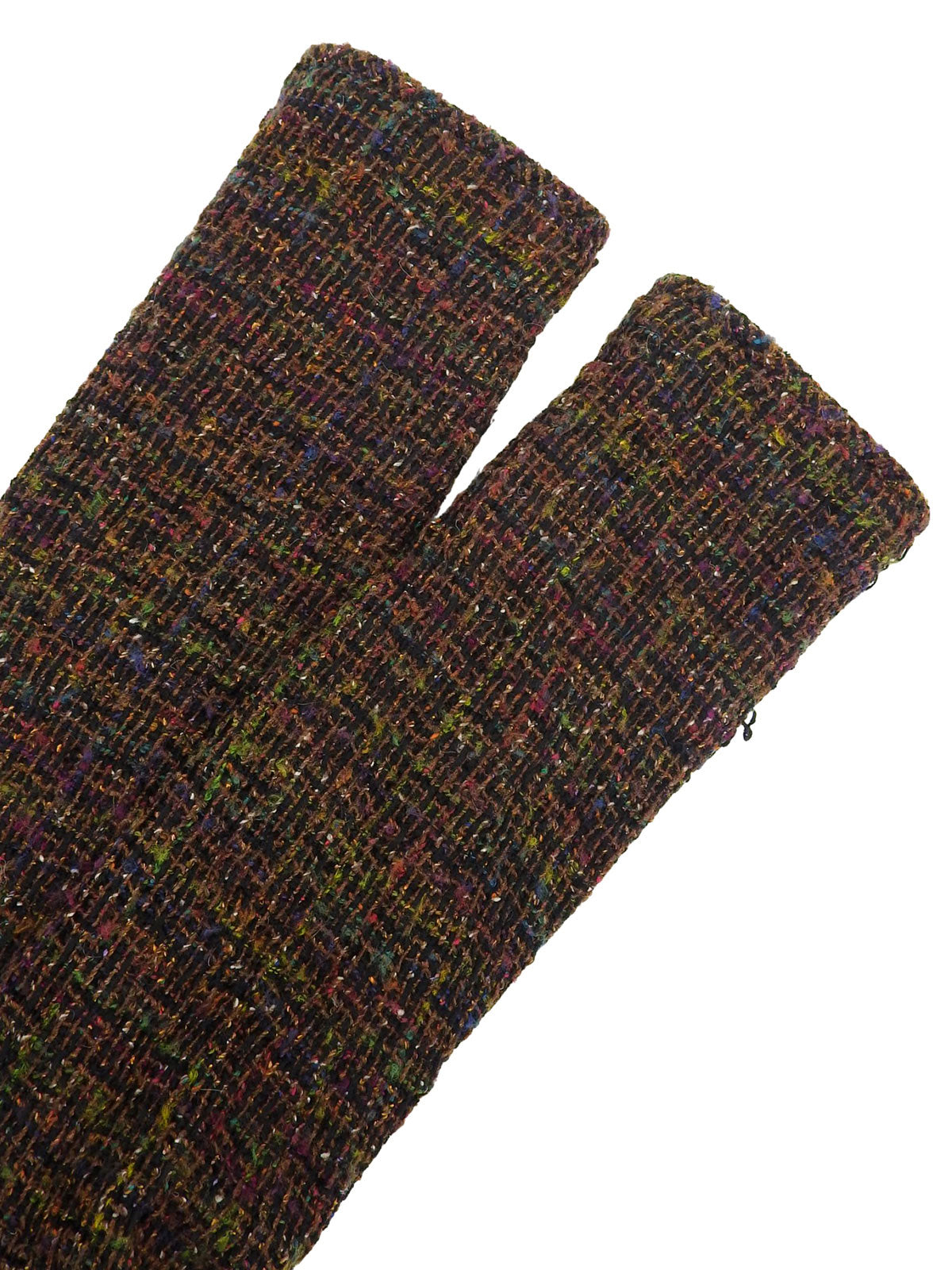 1998 Tweed CC Mark Button Jacket Brown/Multi