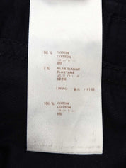 デニムモノグラムパターンハーフスリーブジャケット　インディゴ