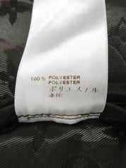 モノグラムパターンショートトレンチコート ダークブラウン