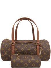 2003年帆布Monogram Papillon GM棕色