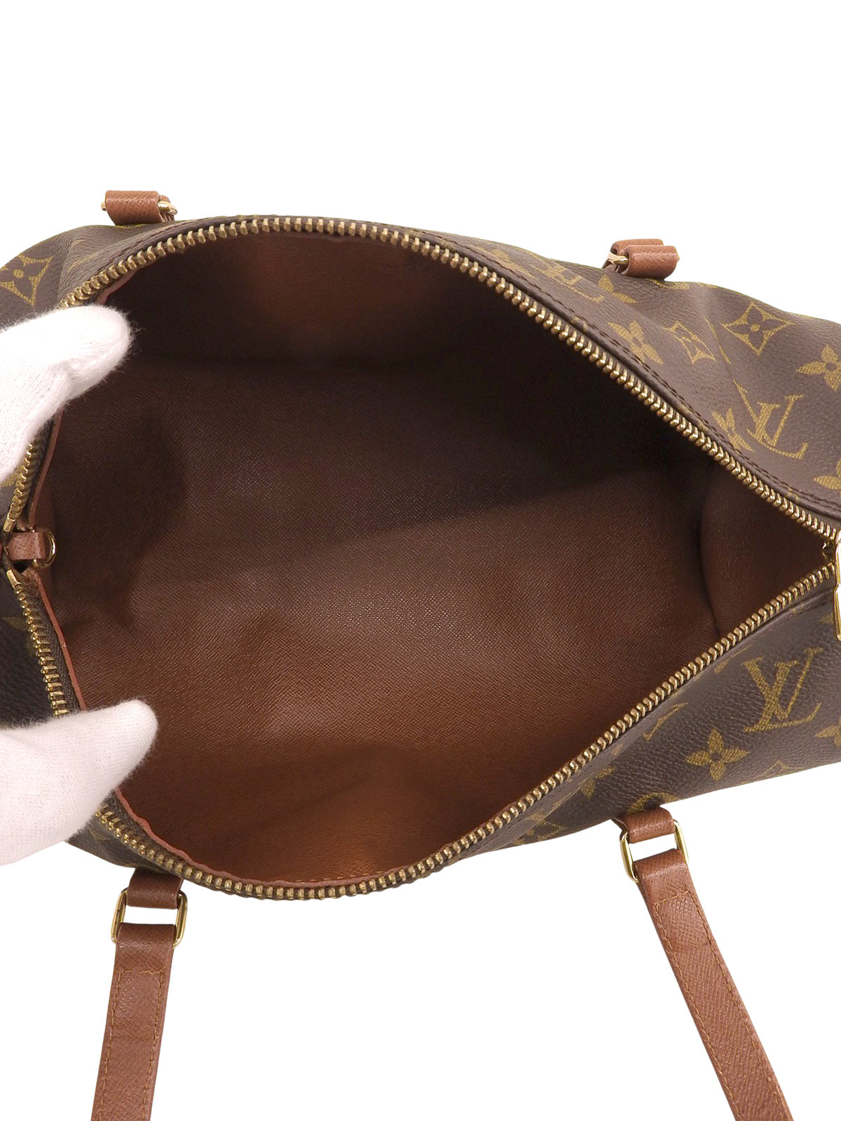 2003年製 キャンバスモノグラムパピヨンGM ブラウン