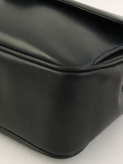 Navy Oval GG Plate Handbag