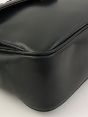 Navy Oval GG Plate Handbag