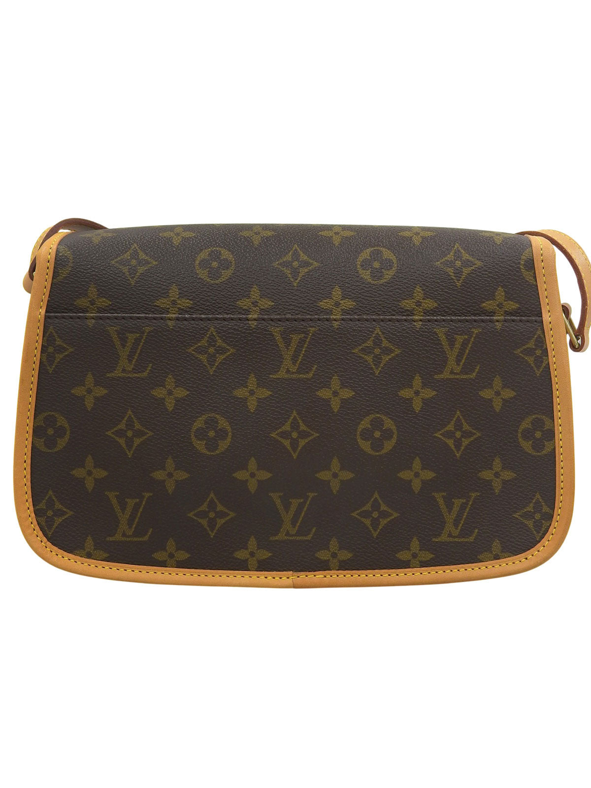 2002年製 キャンバスモノグラムソローニュショルダーバッグ ブラウン