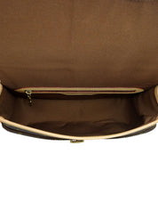 2002年製 キャンバスモノグラムソローニュショルダーバッグ ブラウン