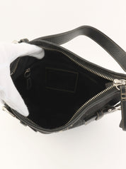 Signature Pattern Shoulder Bag Black