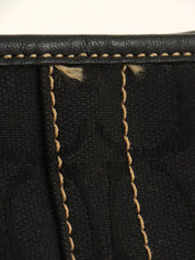 Signature Pattern Shoulder Bag Black