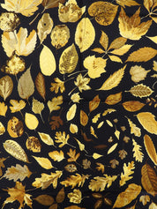 Carré 90 Tourbillon Pattern Scarf Black/Yellow