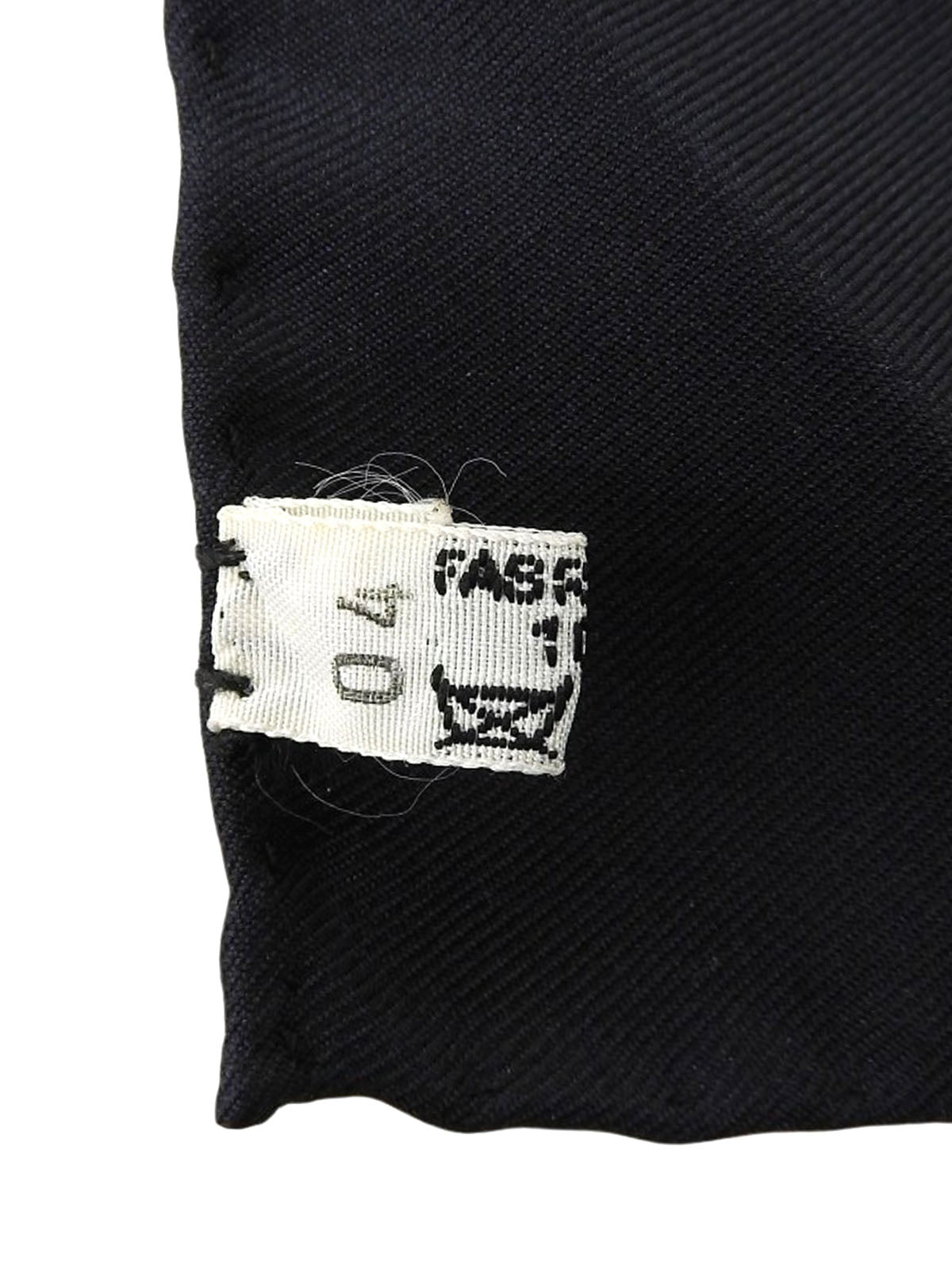 Carré 90 Tourbillon Pattern Scarf Black/Yellow