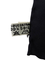 Carré 90 Tourbillon Pattern Scarf Black/Yellow