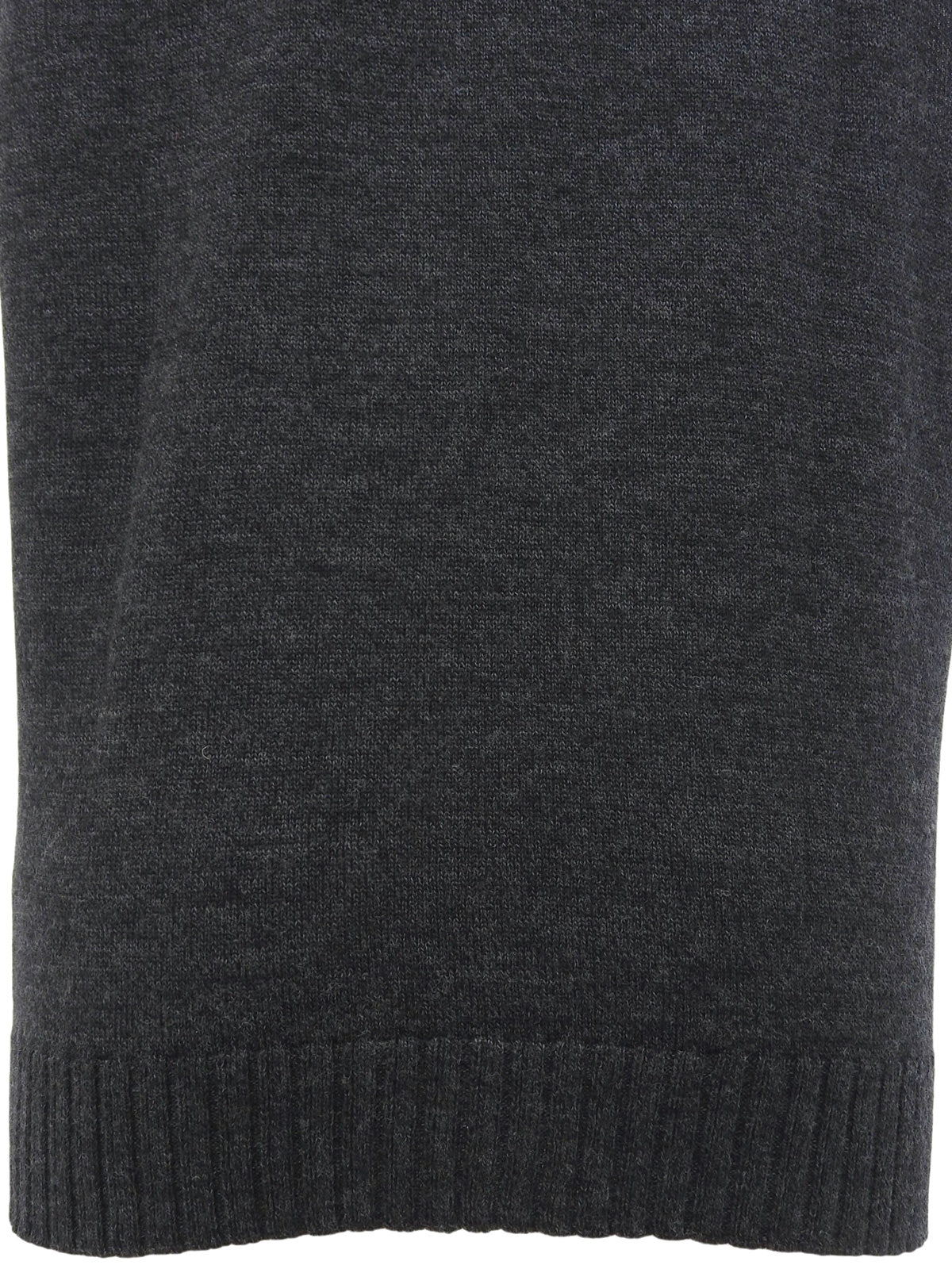 Wool logo embroidered argyle pattern vest in dark gray/gray