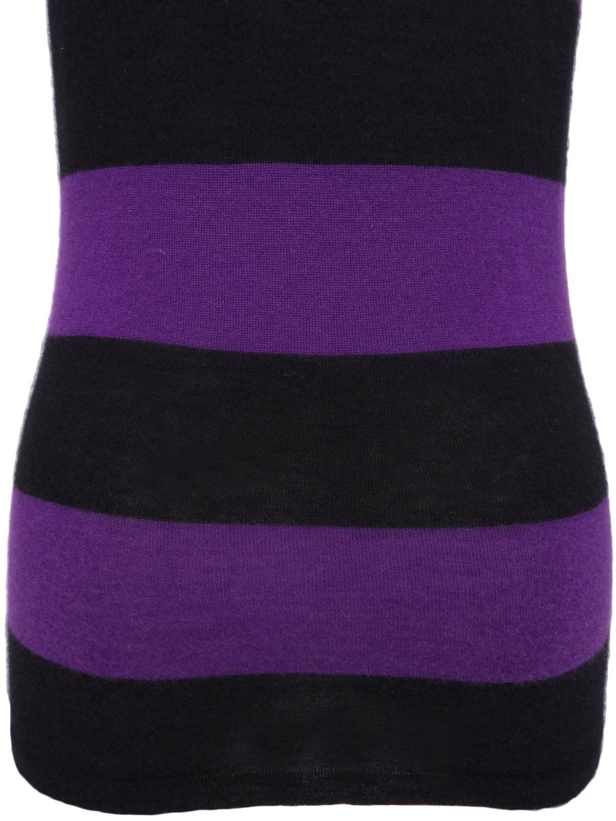 Border Pattern Logo Plate Polo Shirt Purple/Black