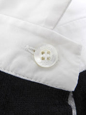 Border Pattern Logo Plate Polo Shirt Purple/Black