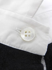 Border Pattern Logo Plate Polo Shirt Purple/Black