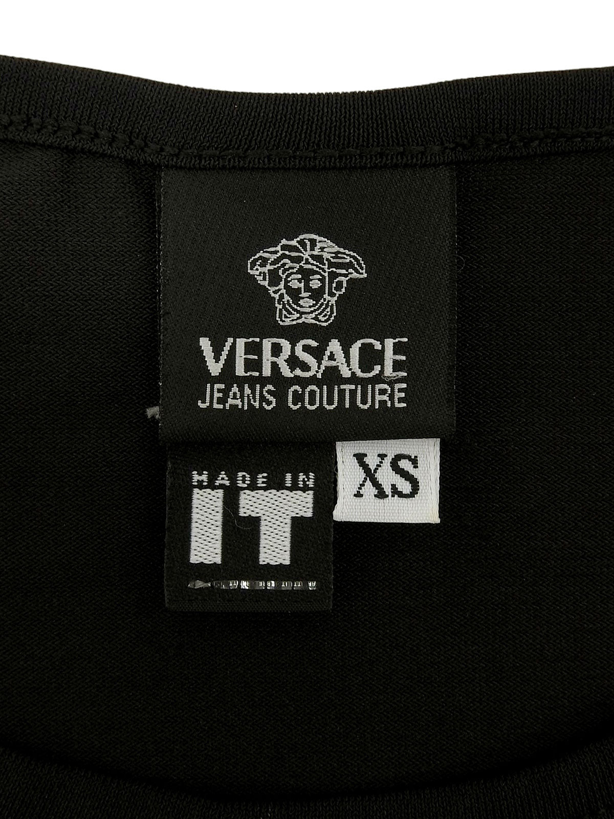 デザイン刺繍ノースリーブトップス ブラック/マルチ