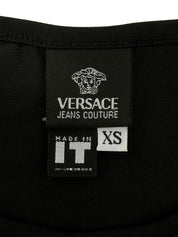 デザイン刺繍ノースリーブトップス ブラック/マルチ