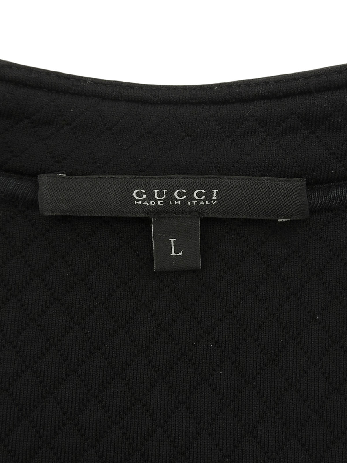 Logo Half Zip-Up Dress in Black