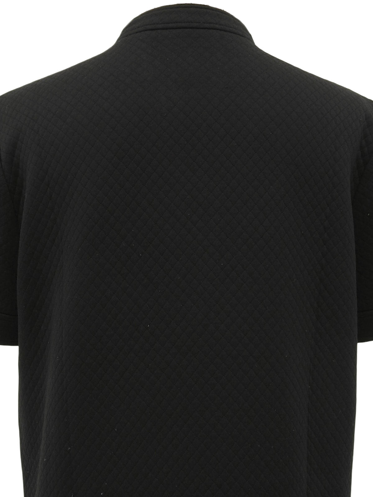 ロゴハーフジップアップワンピース ブラック