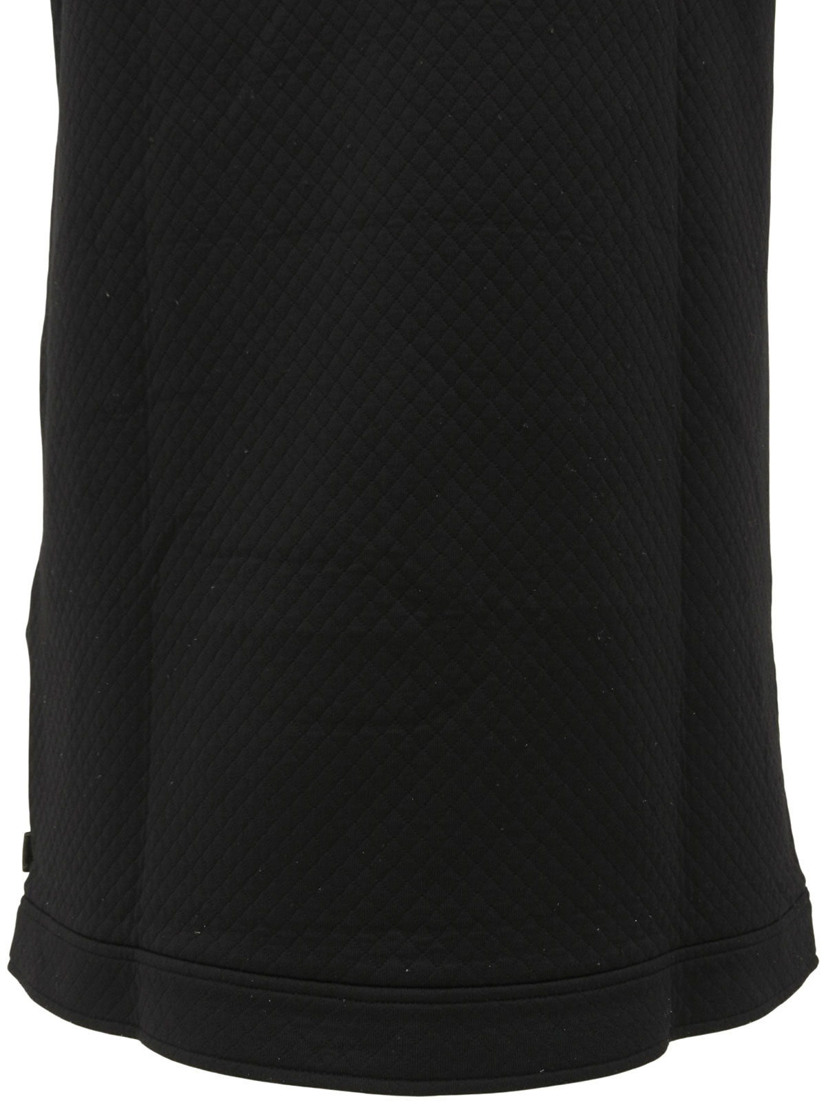 ロゴハーフジップアップワンピース ブラック