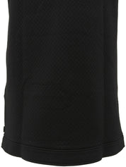 ロゴハーフジップアップワンピース ブラック