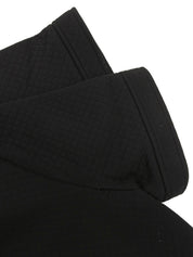 黑色Logo半拉链连衣裙