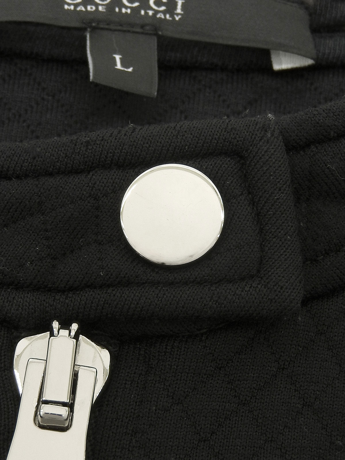 ロゴハーフジップアップワンピース ブラック